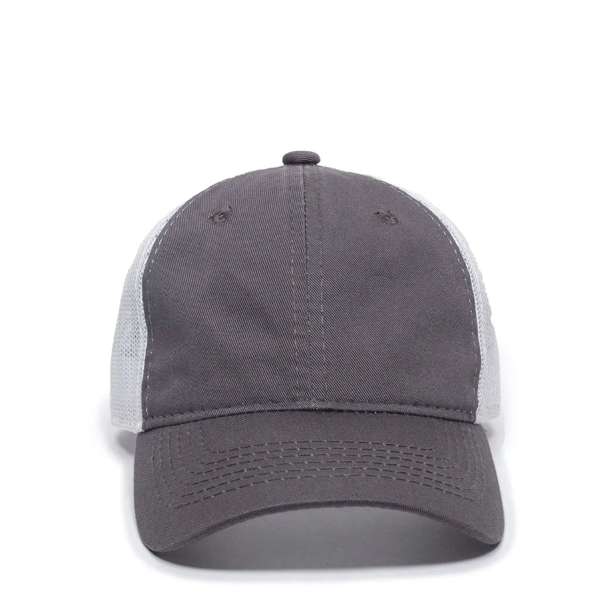 Outdoor Cap FWT-130L Garment Washed Cotton Twill Unstructured Trucker Hat Unisex Accessories Hats & Caps