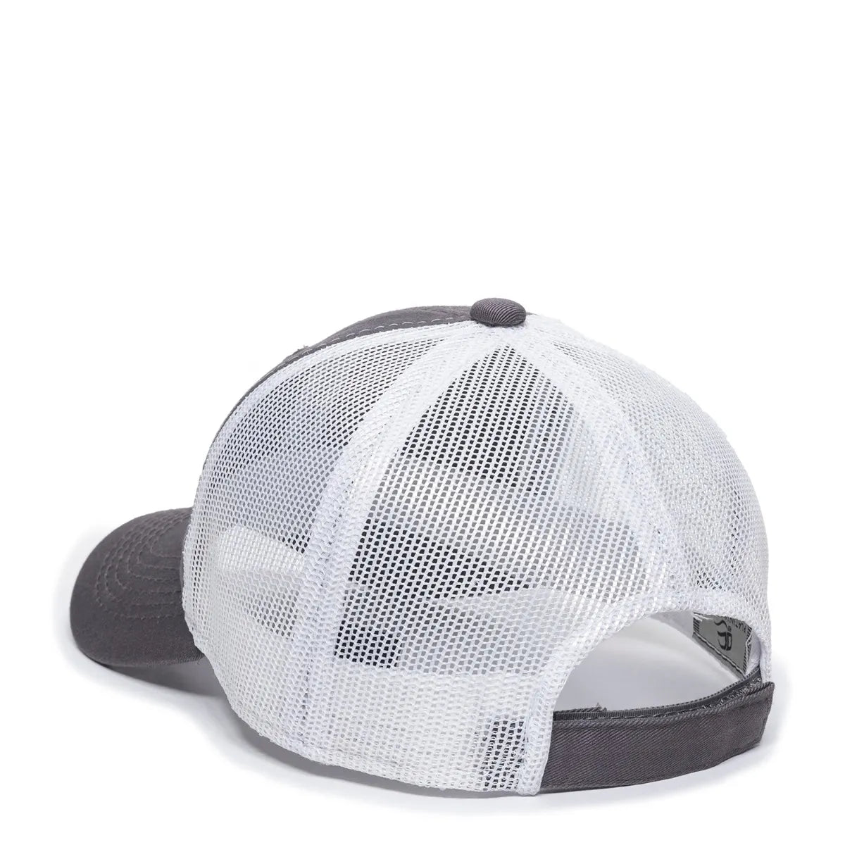 Outdoor Cap FWT-130L Garment Washed Cotton Twill Unstructured Trucker Hat Unisex Accessories Hats & Caps