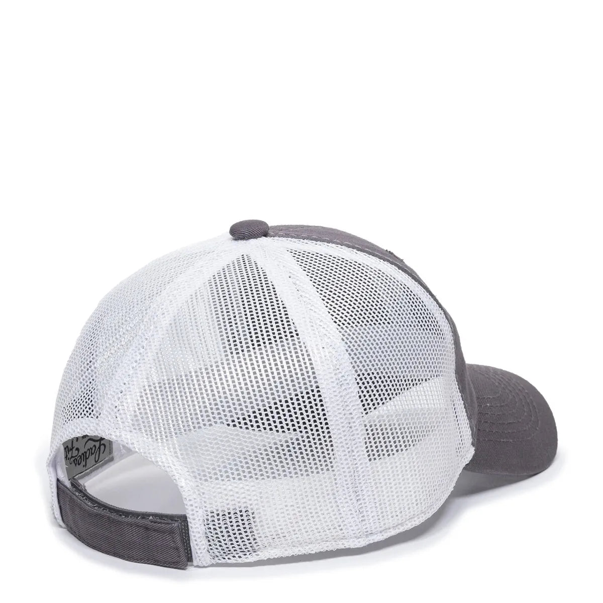 Outdoor Cap FWT-130L Garment Washed Cotton Twill Unstructured Trucker Hat Unisex Accessories Hats & Caps