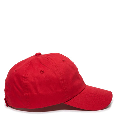 Outdoor Cap BCT-662 Brushed Cotton Twill Unstructured Solid Panel Hat Unisex Accessories Hats & Caps