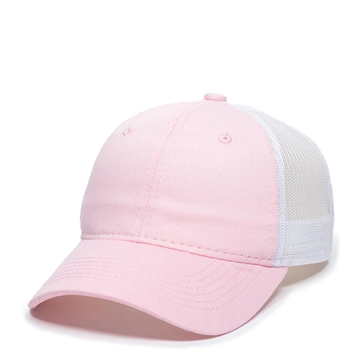 Outdoor Cap FWT-130L Garment Washed Cotton Twill Unstructured Trucker Hat Unisex Accessories Hats & Caps