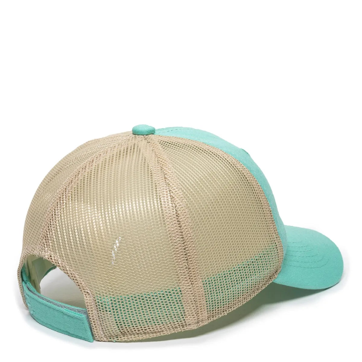 Outdoor Cap FWT-130L Garment Washed Cotton Twill Unstructured Trucker Hat Unisex Accessories Hats & Caps