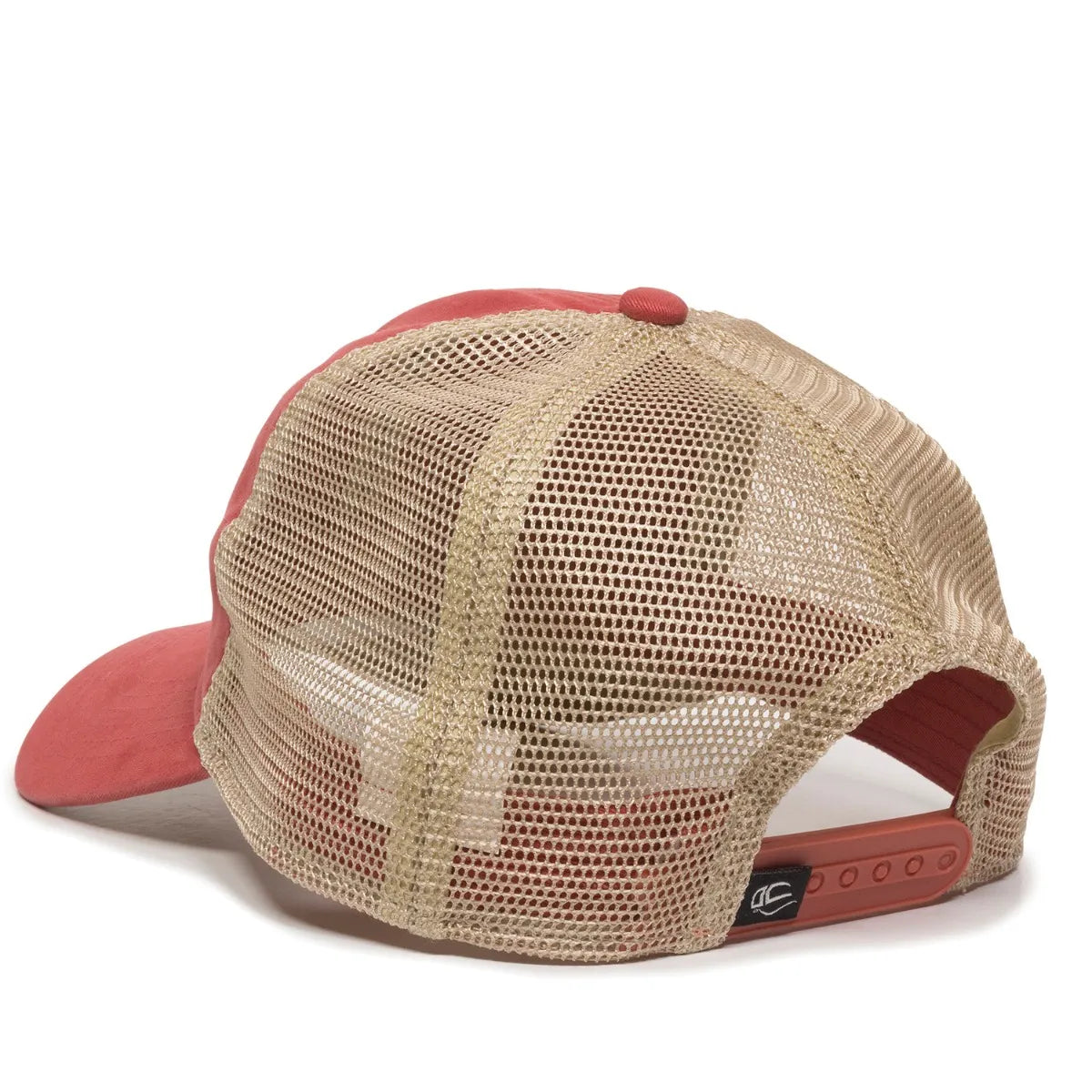 Outdoor Cap PWT-200M Tea-Stained Unstructured Trucker Hat Unisex Accessories Hats & Caps
