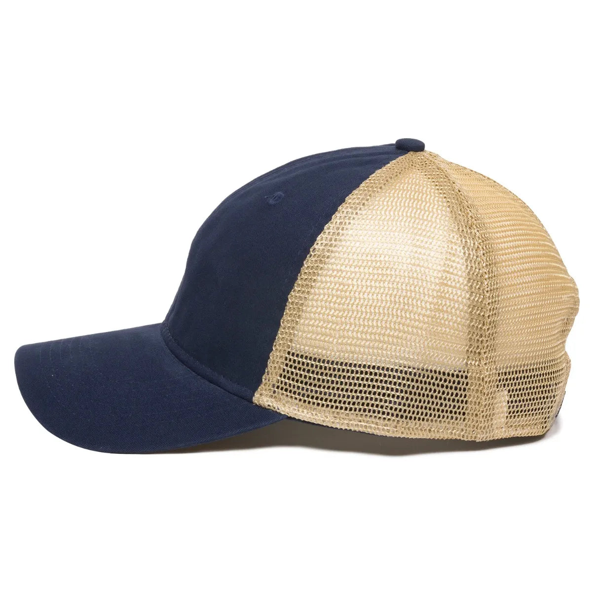 Outdoor Cap PWT-200M Tea-Stained Unstructured Trucker Hat Unisex Accessories Hats & Caps