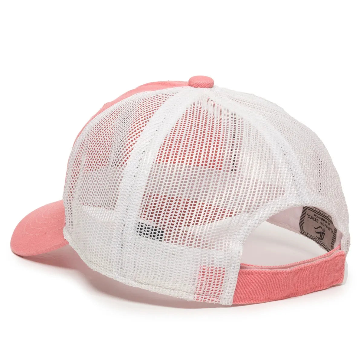 Outdoor Cap FWT-130L Garment Washed Cotton Twill Unstructured Trucker Hat Unisex Accessories Hats & Caps