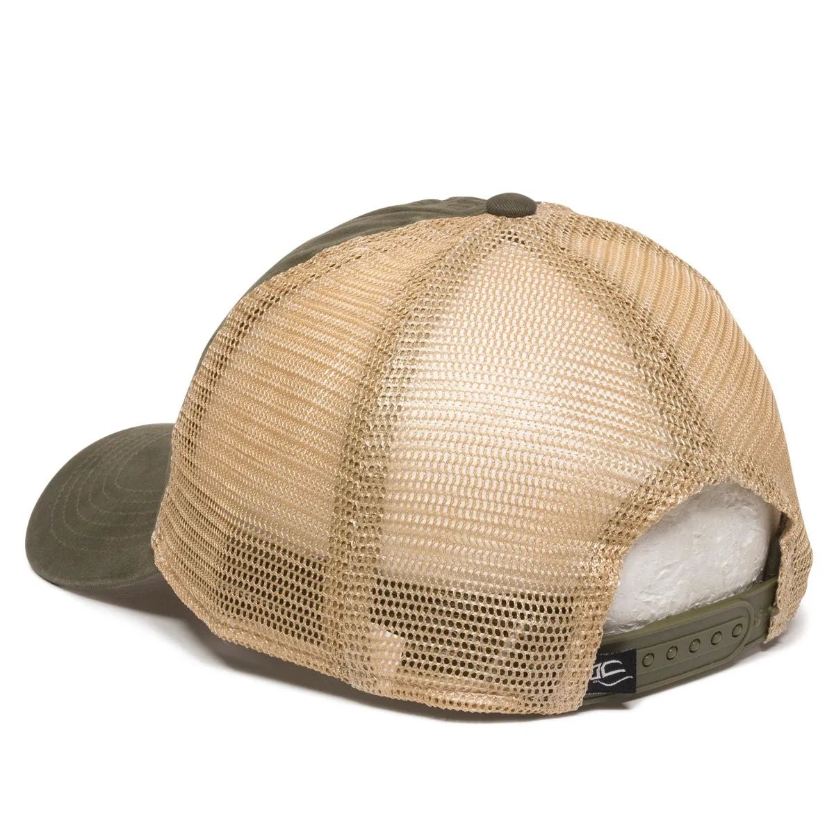 Outdoor Cap PWT-200M Tea-Stained Unstructured Trucker Hat Unisex Accessories Hats & Caps