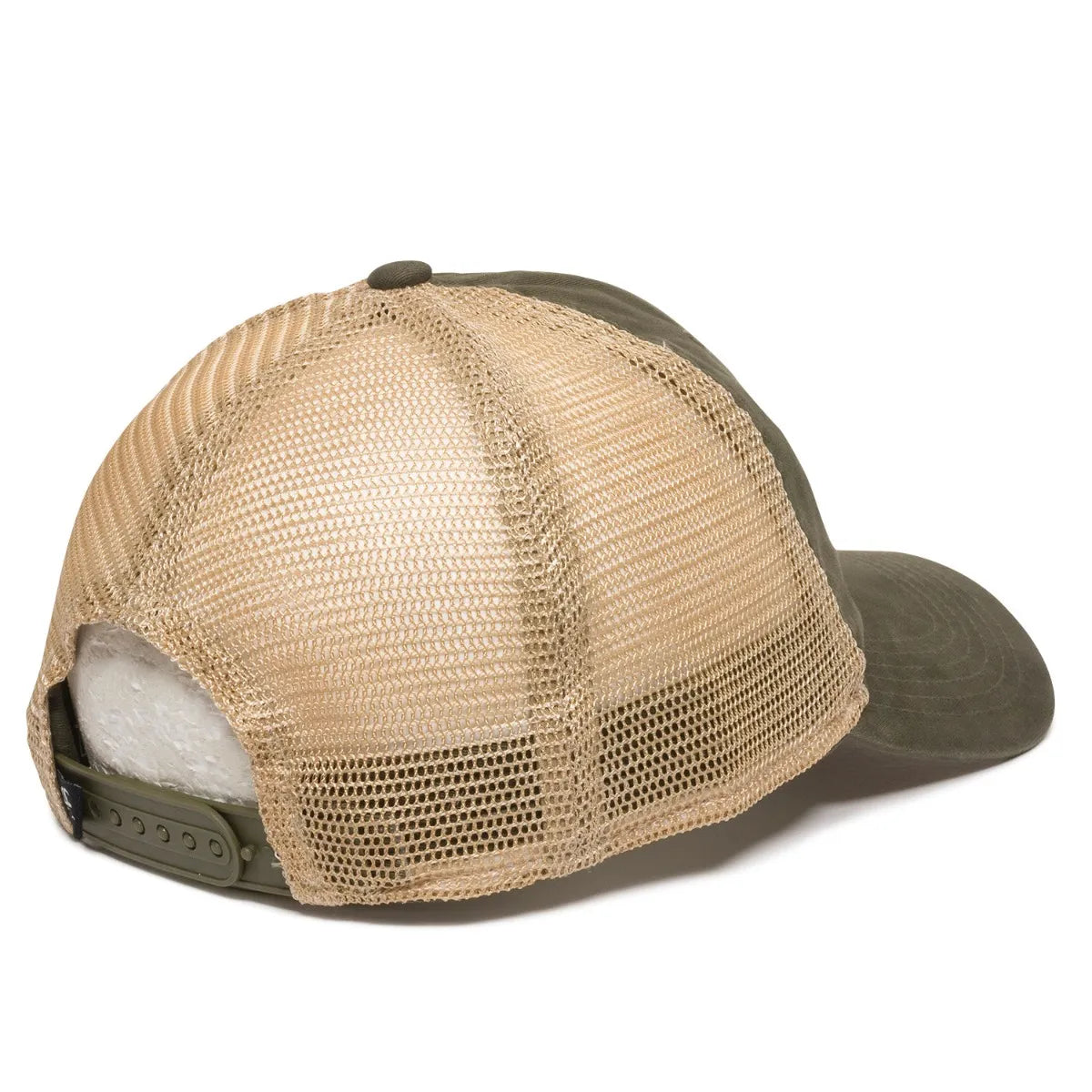 Outdoor Cap PWT-200M Tea-Stained Unstructured Trucker Hat Unisex Accessories Hats & Caps