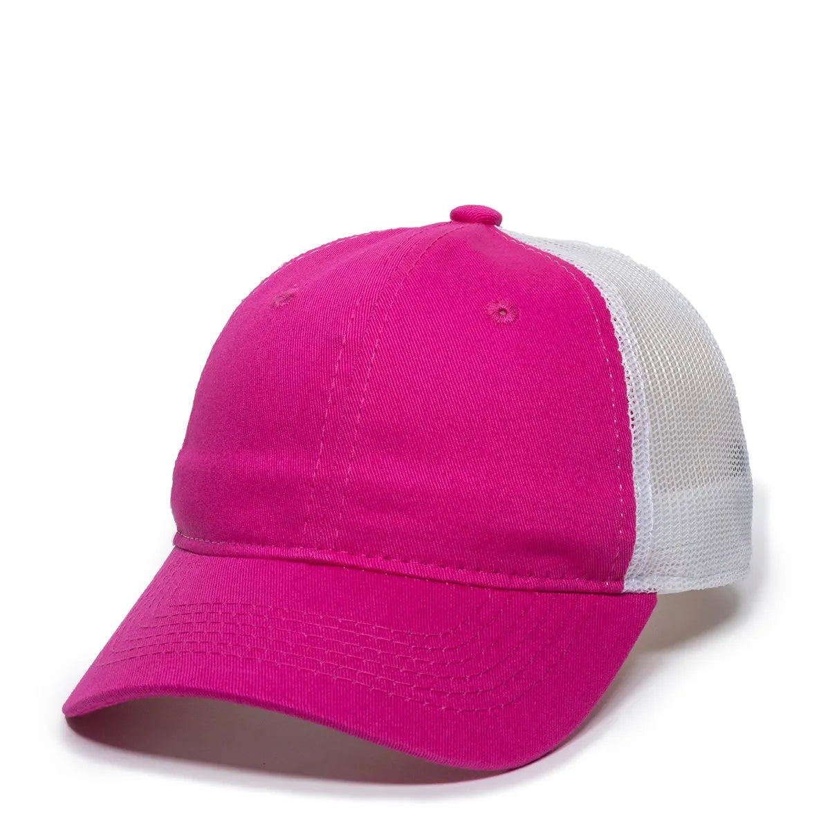 Outdoor Cap FWT-130L Garment Washed Cotton Twill Unstructured Trucker Hat Unisex Accessories Hats & Caps