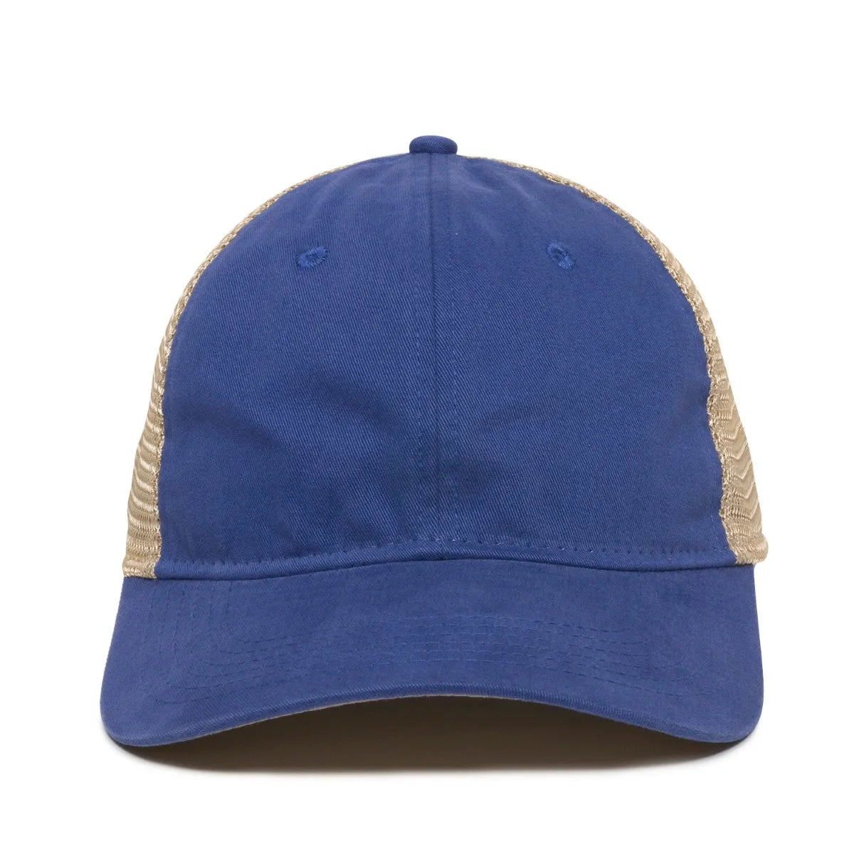 Outdoor Cap PWT-200M Tea-Stained Unstructured Trucker Hat Unisex Accessories Hats & Caps