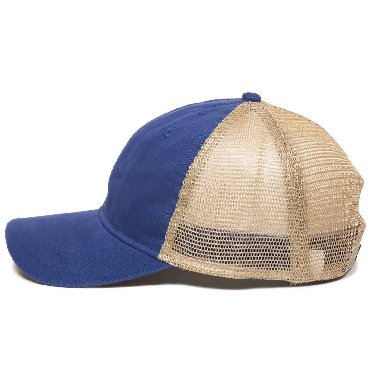 Outdoor Cap PWT-200M Tea-Stained Unstructured Trucker Hat Unisex Accessories Hats & Caps