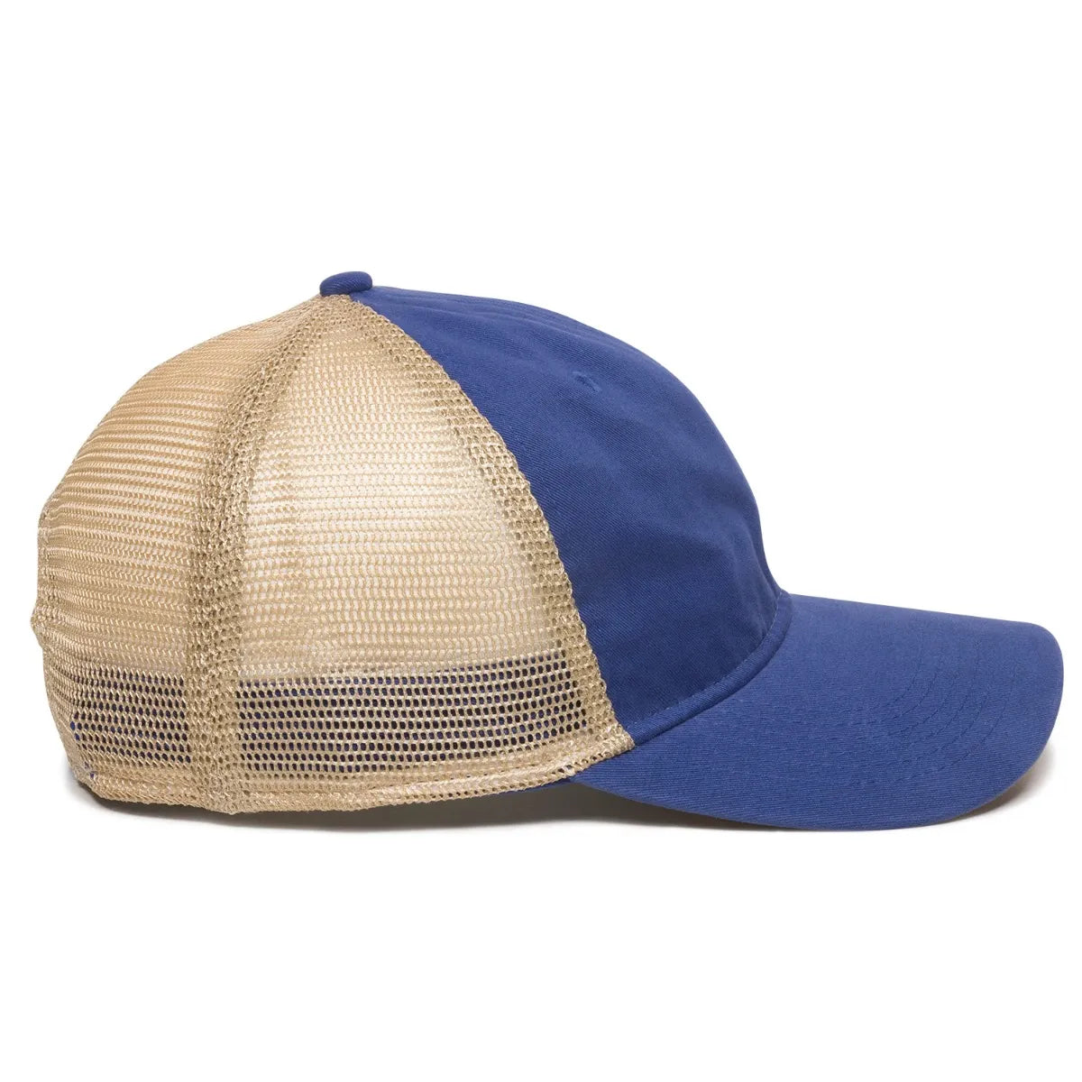 Outdoor Cap PWT-200M Tea-Stained Unstructured Trucker Hat Unisex Accessories Hats & Caps