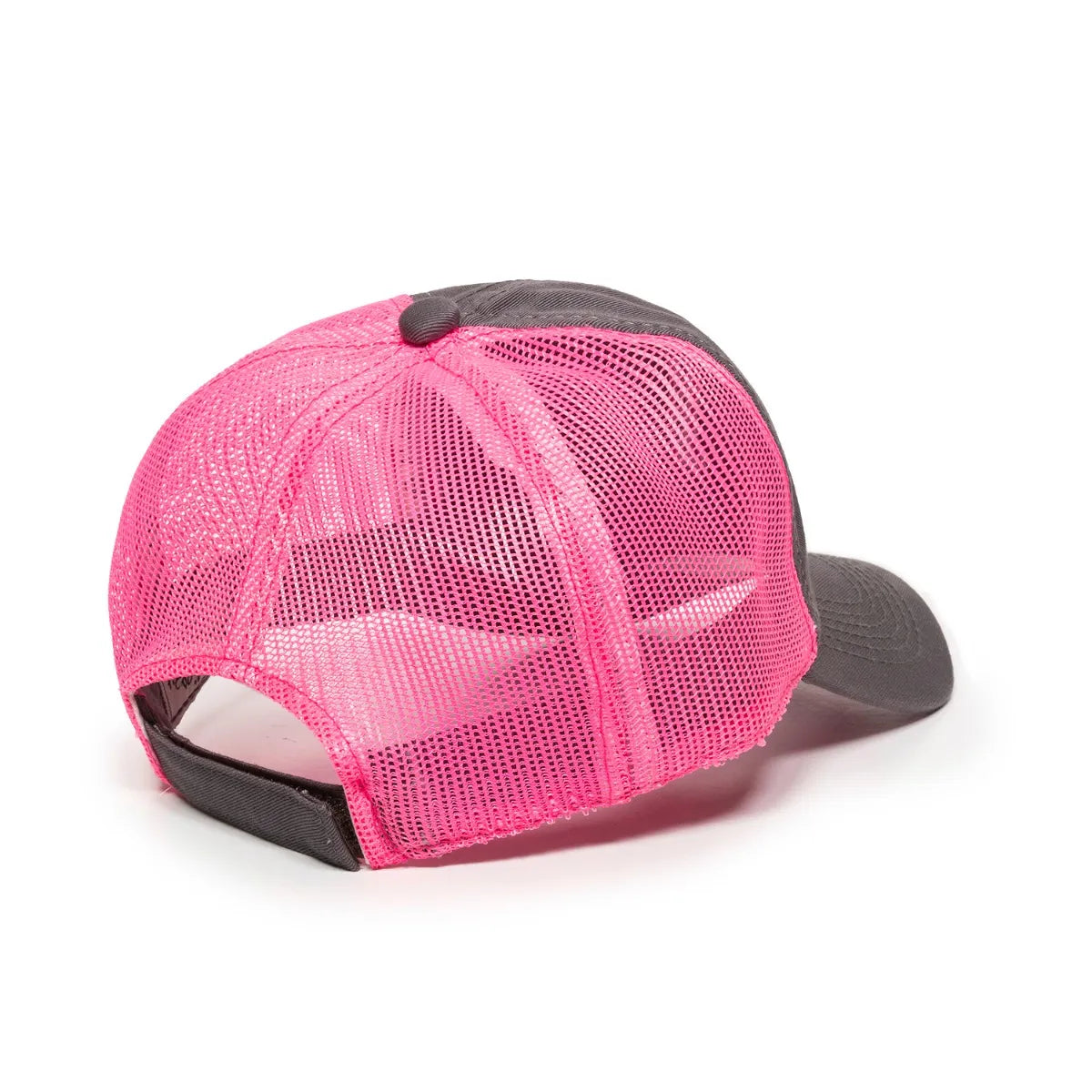 Outdoor Cap FWT-130L Garment Washed Cotton Twill Unstructured Trucker Hat Unisex Accessories Hats & Caps