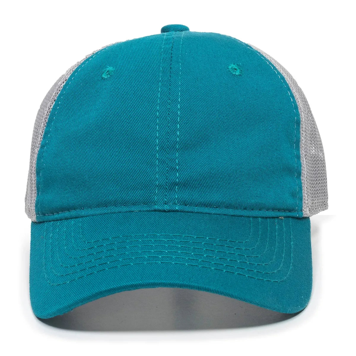 Outdoor Cap FWT-130L Garment Washed Cotton Twill Unstructured Trucker Hat Unisex Accessories Hats & Caps