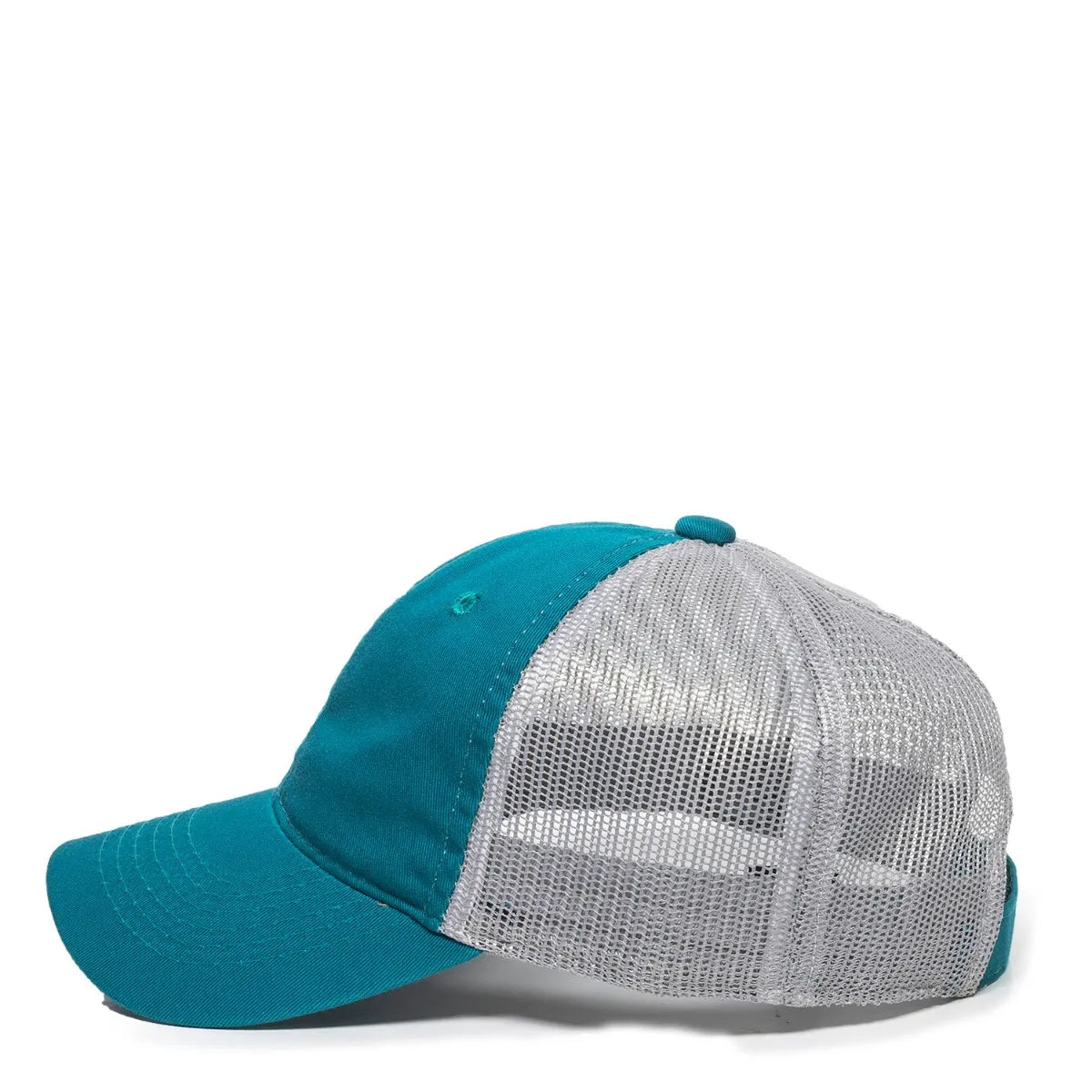 Outdoor Cap FWT-130L Garment Washed Cotton Twill Unstructured Trucker Hat Unisex Accessories Hats & Caps