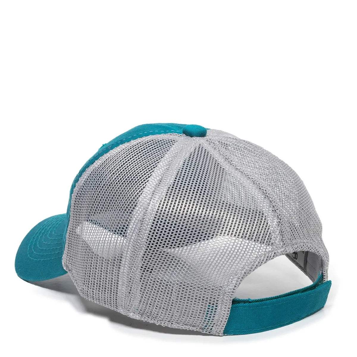 Outdoor Cap FWT-130L Garment Washed Cotton Twill Unstructured Trucker Hat Unisex Accessories Hats & Caps