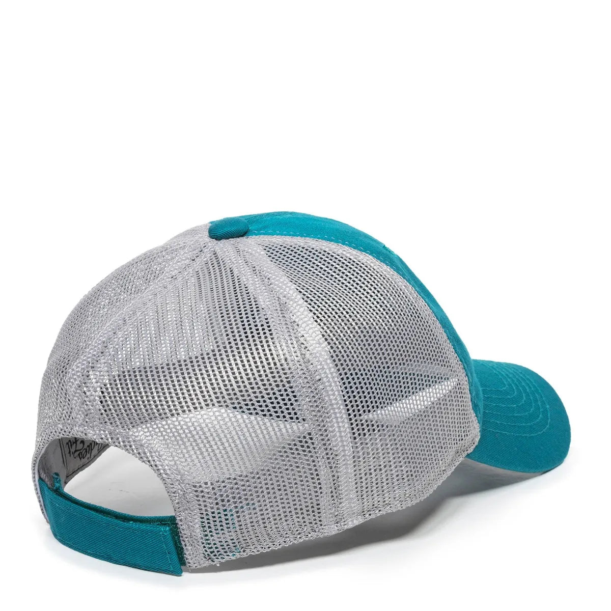 Outdoor Cap FWT-130L Garment Washed Cotton Twill Unstructured Trucker Hat Unisex Accessories Hats & Caps