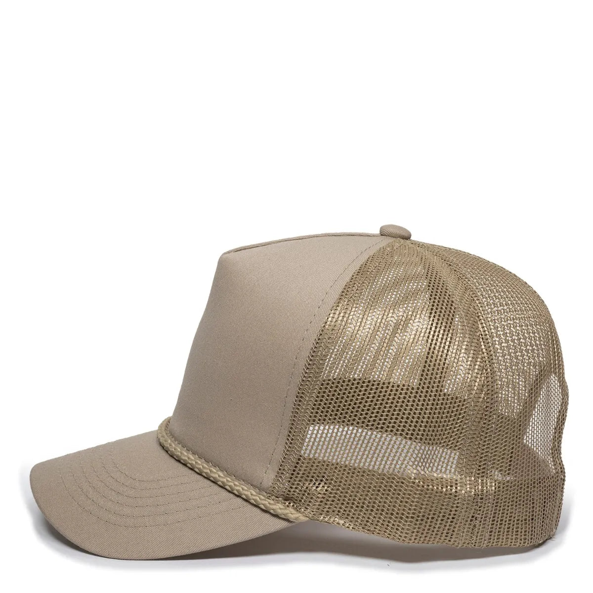 Outdoor Cap GL-155 Visor with Cord Structured Trucker Hat Unisex Accessories Hats & Caps