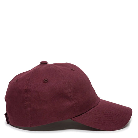 Outdoor Cap BCT-662 Brushed Cotton Twill Unstructured Solid Panel Hat Unisex Accessories Hats & Caps