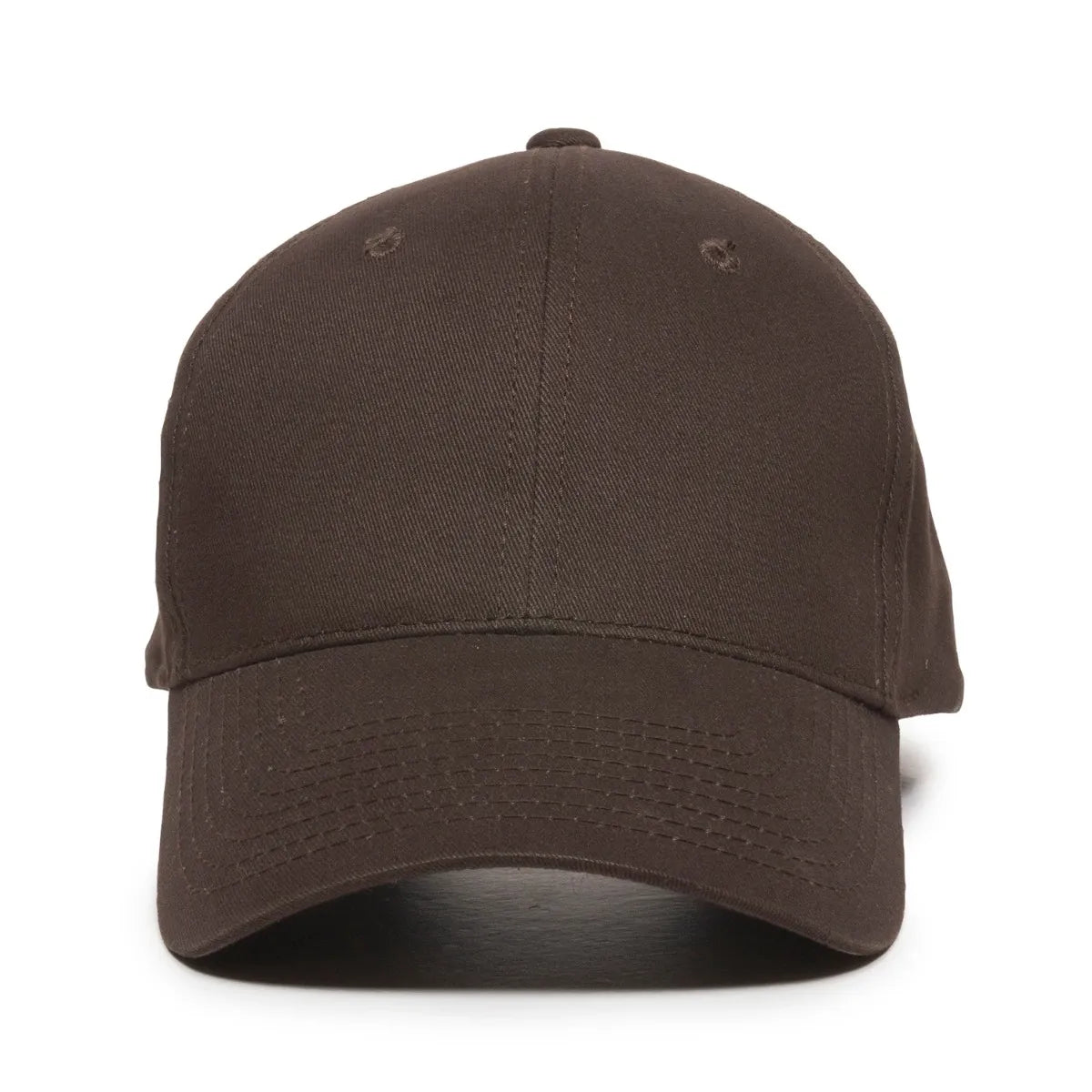 Outdoor Cap BCT-600 Brushed Twill Structured Solid Panel Hat Unisex Accessories Hats & Caps