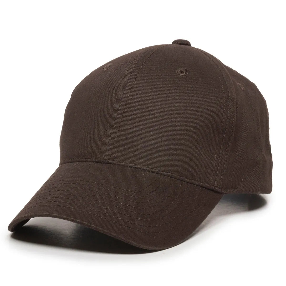 Outdoor Cap BCT-600 Brushed Twill Structured Solid Panel Hat Unisex Accessories Hats & Caps