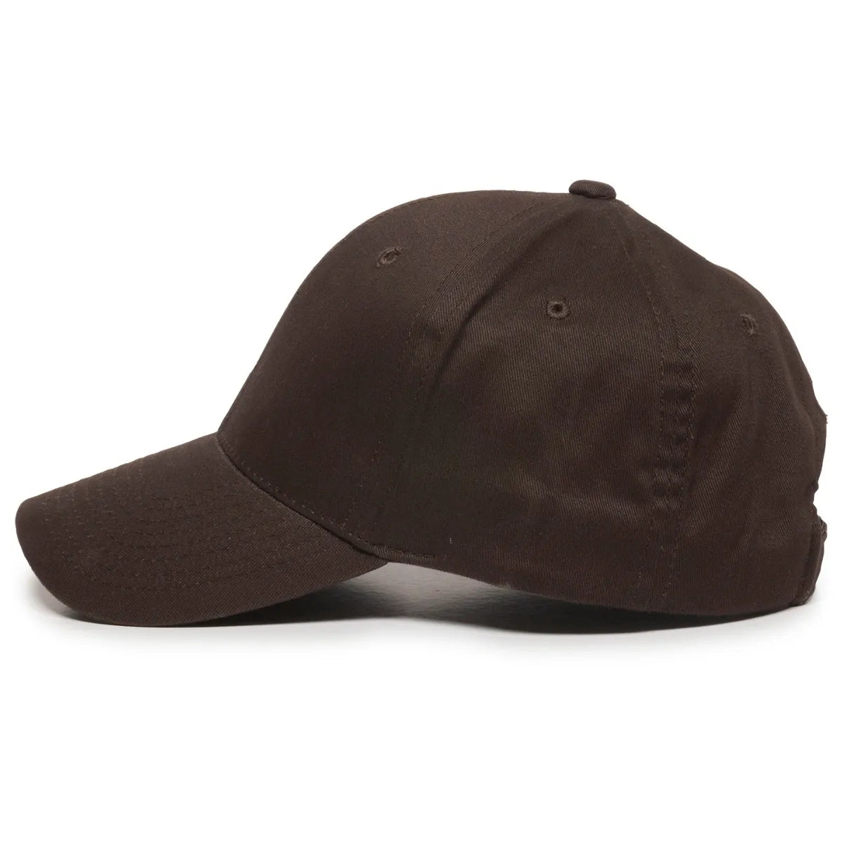 Outdoor Cap BCT-600 Brushed Twill Structured Solid Panel Hat Unisex Accessories Hats & Caps