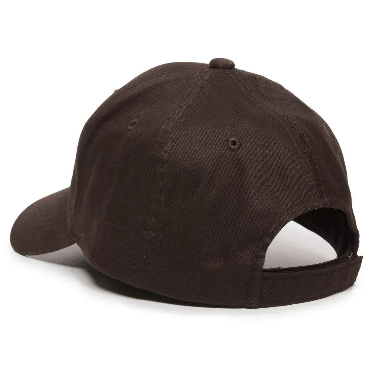 Outdoor Cap BCT-600 Brushed Twill Structured Solid Panel Hat Unisex Accessories Hats & Caps