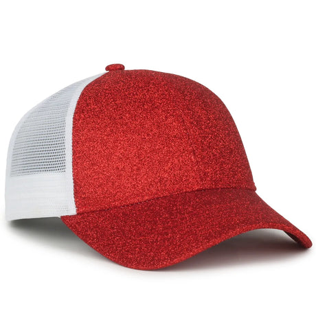Outdoor Cap OCGLTR Glitter Fabric Structured Trucker Hat Unisex Accessories Hats & Caps