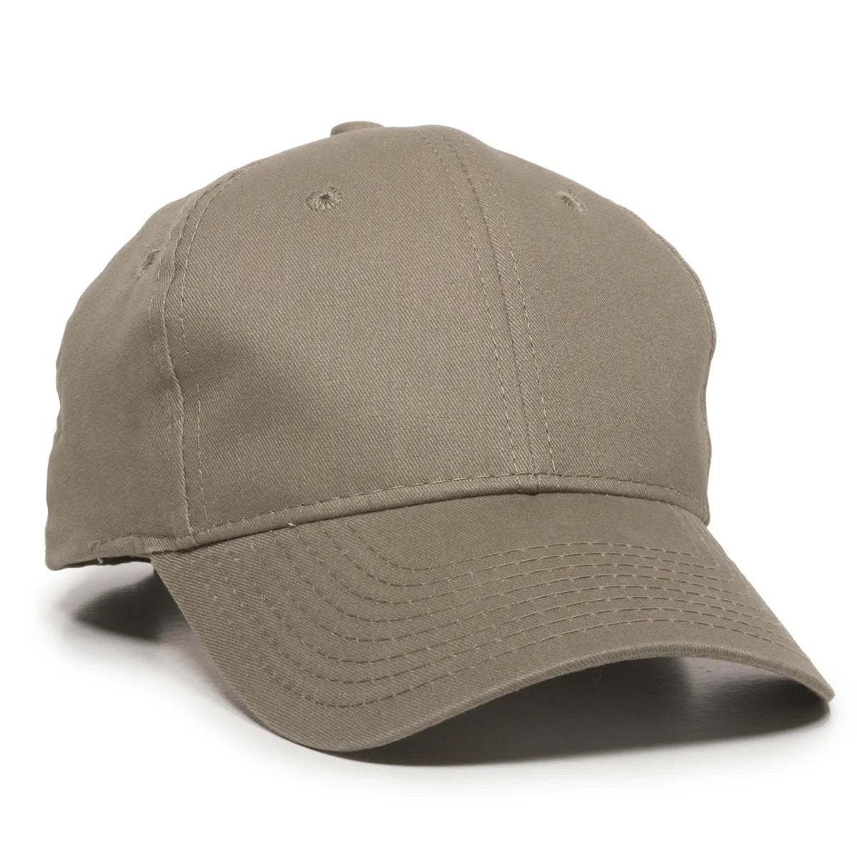 Outdoor Cap BCT-600 Brushed Twill Structured Solid Panel Hat Unisex Accessories Hats & Caps