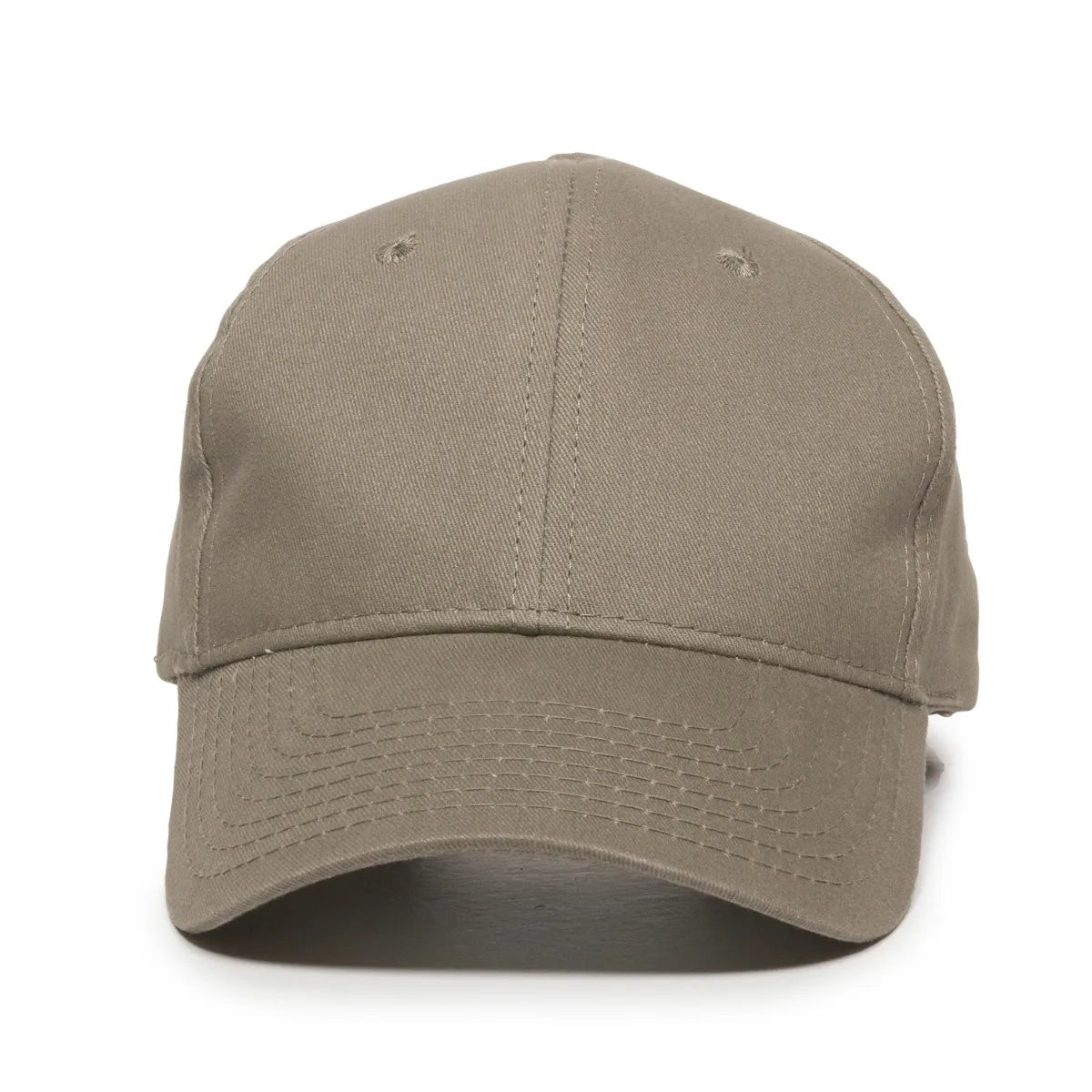 Outdoor Cap BCT-600 Brushed Twill Structured Solid Panel Hat Unisex Accessories Hats & Caps