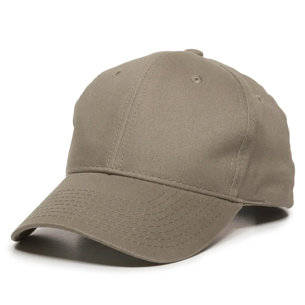 Outdoor Cap BCT-600 Brushed Twill Structured Solid Panel Hat Unisex Accessories Hats & Caps