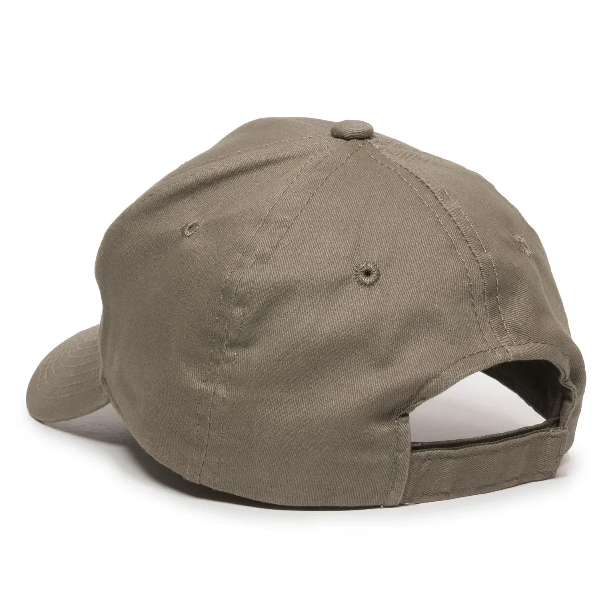 Outdoor Cap BCT-600 Brushed Twill Structured Solid Panel Hat Unisex Accessories Hats & Caps