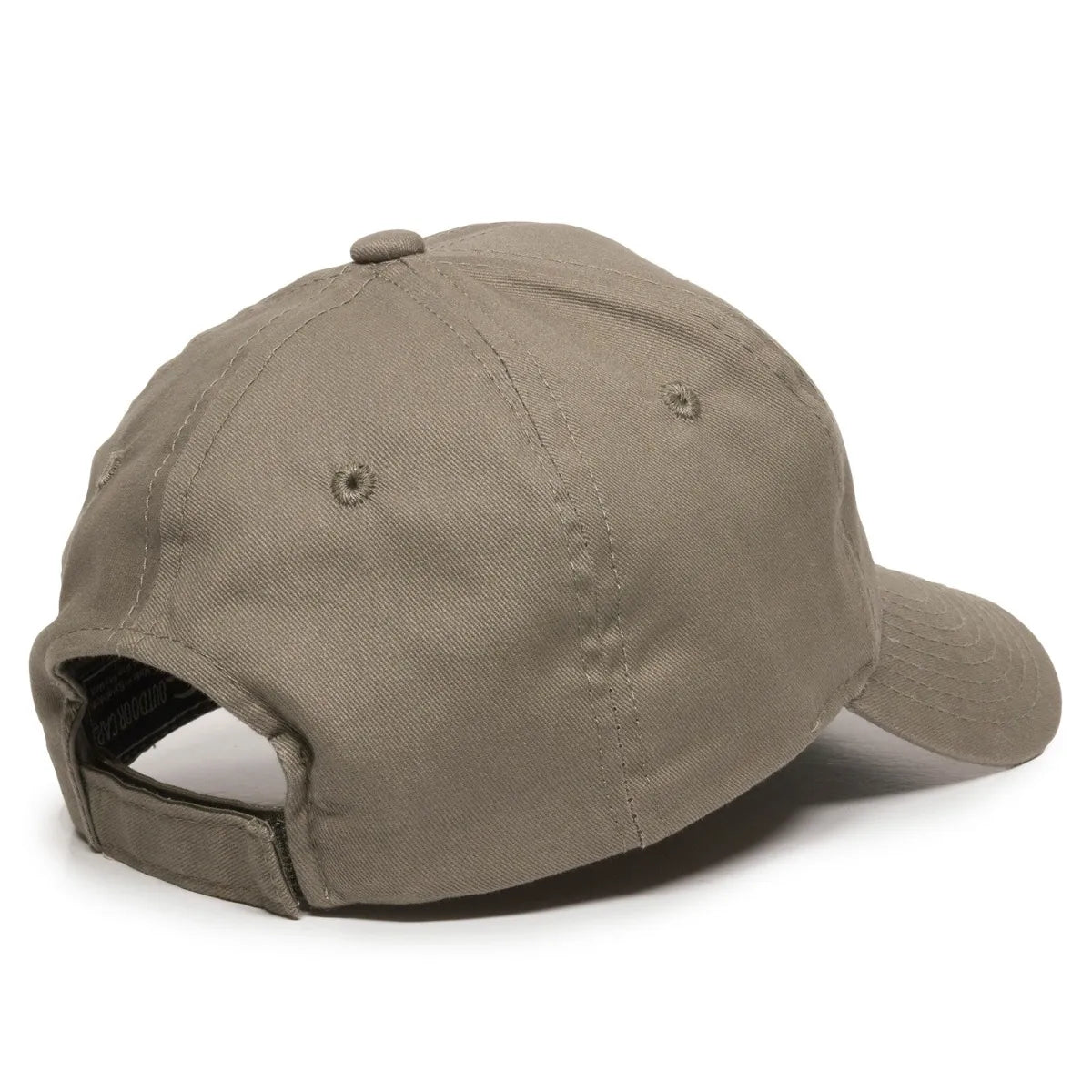 Outdoor Cap BCT-600 Brushed Twill Structured Solid Panel Hat Unisex Accessories Hats & Caps