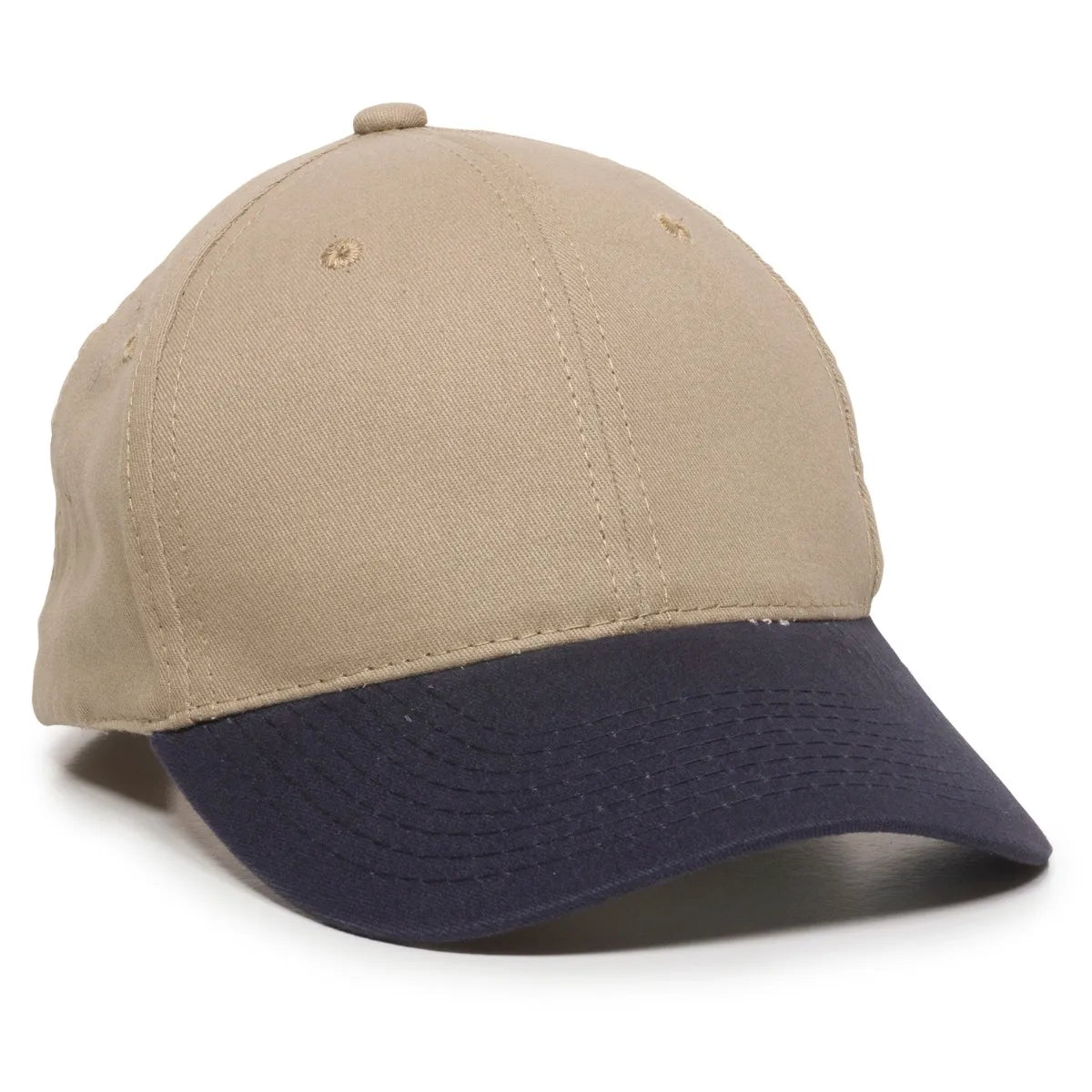 Outdoor Cap BCT-600 Brushed Twill Structured Solid Panel Hat Unisex Accessories Hats & Caps