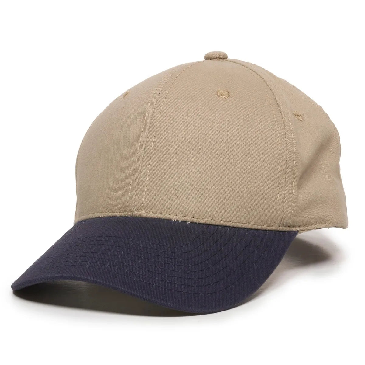 Outdoor Cap BCT-600 Brushed Twill Structured Solid Panel Hat Unisex Accessories Hats & Caps