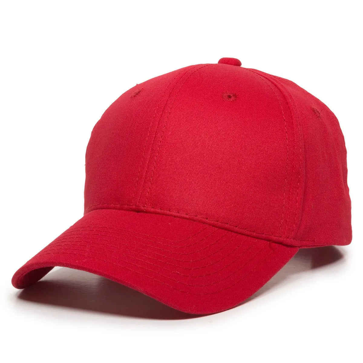 Outdoor Cap BCT-600 Brushed Twill Structured Solid Panel Hat Unisex Accessories Hats & Caps