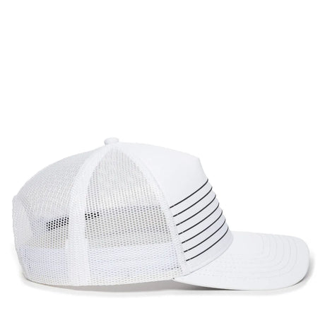 Outdoor Cap OC503M Moisture Wicking Structured Trucker Hat Unisex Accessories Hats & Caps