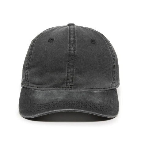 Outdoor Cap PDT-750 Enzyme Washed Unstructured Solid Back Hat Unisex Accessories Hats & Caps