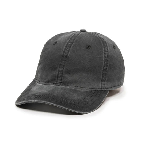 Outdoor Cap PDT-750 Enzyme Washed Unstructured Solid Back Hat Unisex Accessories Hats & Caps