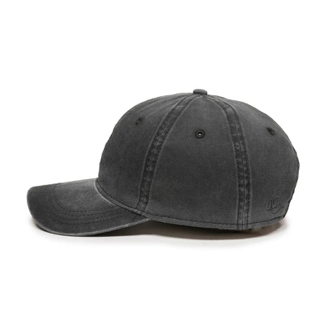 Outdoor Cap PDT-750 Enzyme Washed Unstructured Solid Back Hat Unisex Accessories Hats & Caps
