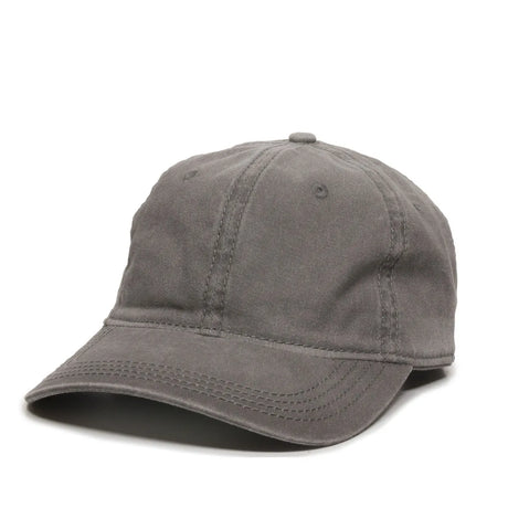 Outdoor Cap PDT-750 Enzyme Washed Unstructured Solid Back Hat Unisex Accessories Hats & Caps