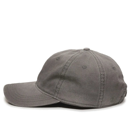 Outdoor Cap PDT-750 Enzyme Washed Unstructured Solid Back Hat Unisex Accessories Hats & Caps