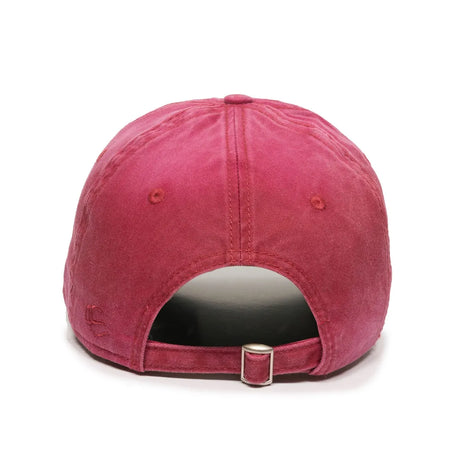 Outdoor Cap PDT-750 Enzyme Washed Unstructured Solid Back Hat Unisex Accessories Hats & Caps