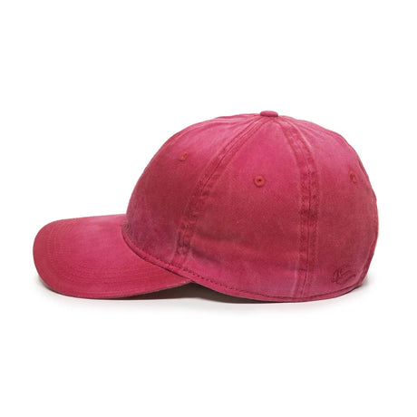 Outdoor Cap PDT-750 Enzyme Washed Unstructured Solid Back Hat Unisex Accessories Hats & Caps
