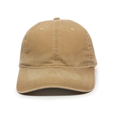 Outdoor Cap PDT-750 Enzyme Washed Unstructured Solid Back Hat Unisex Accessories Hats & Caps