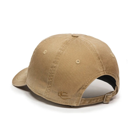 Outdoor Cap PDT-750 Enzyme Washed Unstructured Solid Back Hat Unisex Accessories Hats & Caps