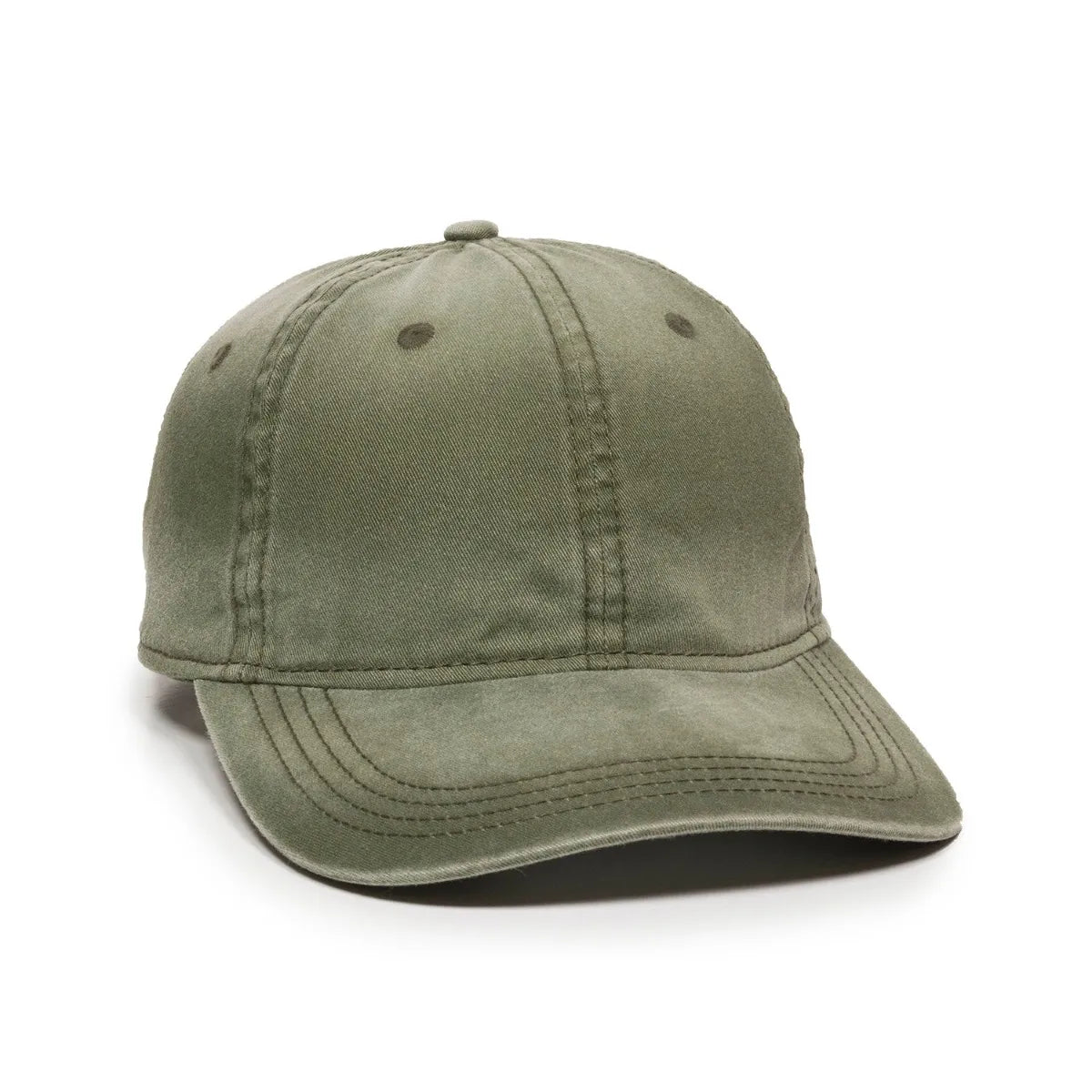 Outdoor Cap PDT-750 Enzyme Washed Unstructured Solid Back Hat Unisex Accessories Hats & Caps