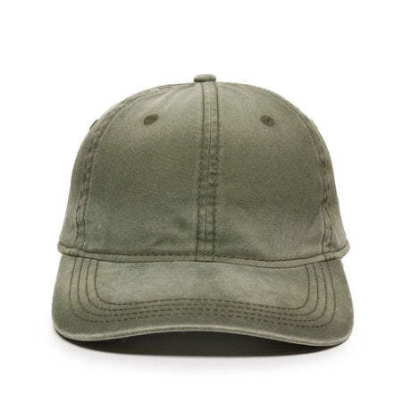 Outdoor Cap PDT-750 Enzyme Washed Unstructured Solid Back Hat Unisex Accessories Hats & Caps
