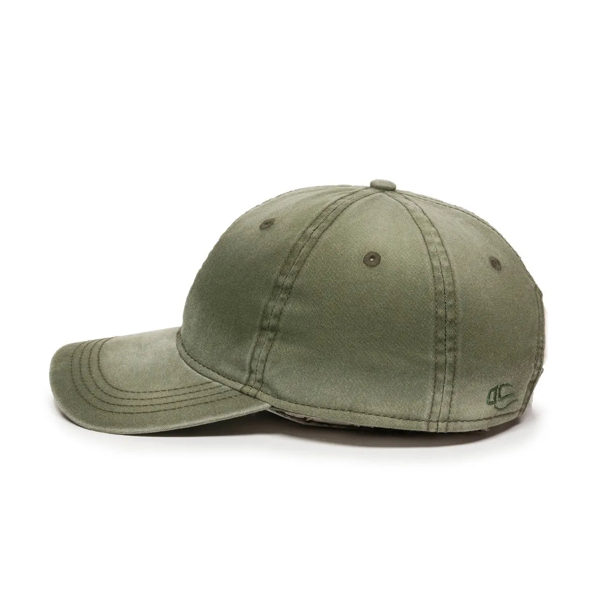 Outdoor Cap PDT-750 Enzyme Washed Unstructured Solid Back Hat Unisex Accessories Hats & Caps