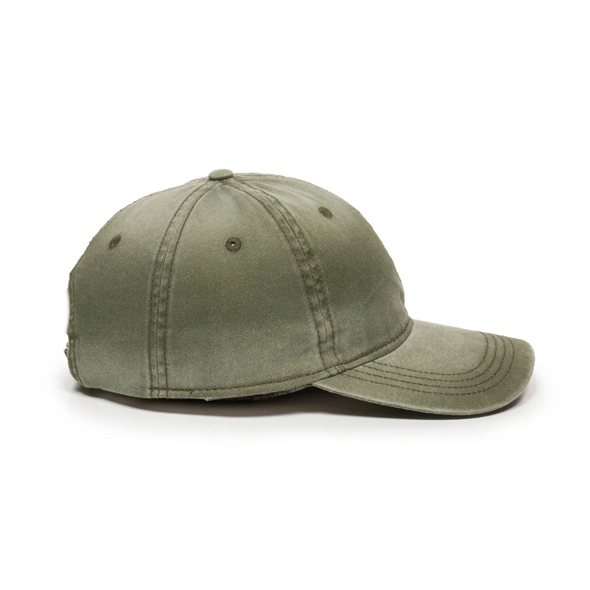 Outdoor Cap PDT-750 Enzyme Washed Unstructured Solid Back Hat Unisex Accessories Hats & Caps