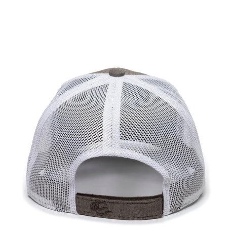 Outdoor Cap MBW-800CB Cotton Chambray Structured Trucker Hat Unisex Accessories Hats & Caps